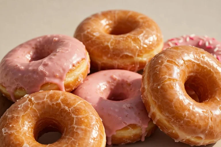 Greggs glazed doughnuts